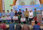 Safari Ke Desa Mayang Sari, H. Zukri Komitmen Selalu Santuni Anak Yatim