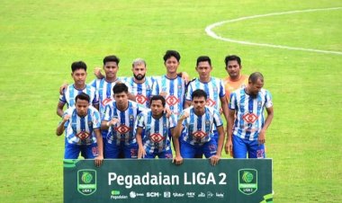 Para pemain PSPS Riau yang ikut dalam pertandingan