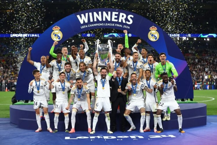 Taklukan Dortmund 2 Gol Tanpa Balas, Real Madrid Raih Juara Champions league 15 Kali