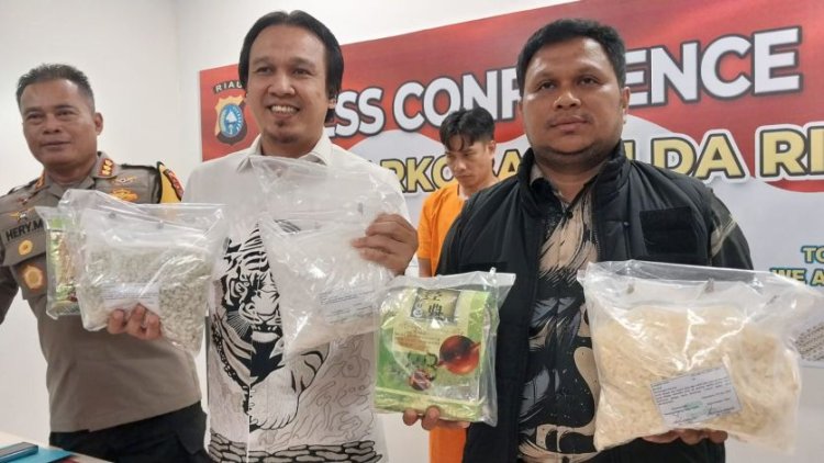 Amankan 9,5 Kg Sabu Dan 9.000 Butir Ekstasi, Polda Riau Duga Peredaran Narkotika Dikendalikan Oleh Napi