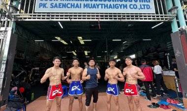 Targetkan Medali Emas PON XXI, Empat Atlet Muaythai Riau TC Di PK Saenchai Bangkok Thailand