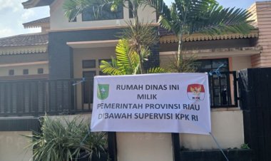 Tinggal 2 Rumah Dinas Lagi, Pemprov Riau Berhasil Menyegel 31 Rumah Dikuasai Mantan Pejabat