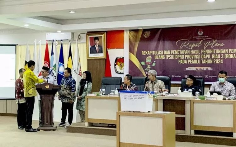 Pleno Hasil PSU Rohul, Golkar Akui Kursi Ketua DPRD Riau Diambil PDI-Perjuangan