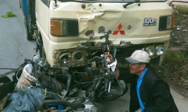 Kecelakaan Maut Di Pekanbaru, Mobil Colt Diesel Tabrak Pengemudi Becak Hingga Tewas