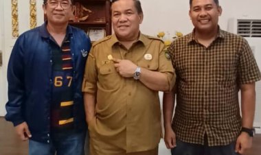 Berkontribusi Nyata Untuk Dunia Jurnalistik, PWI Riau sematkan PIN Emas Kepada SF Hariyanto