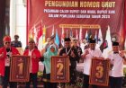 Gelar Rapat Pleno, KPU Kabupaten Siak Tetapkan Nomor Urut Pasangan Calon Bupati Dan Wakil Bupati Periode 2024 - 2029