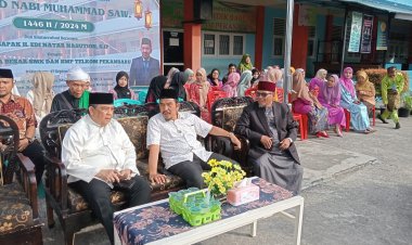 Hadiri Peringatan Maulid Nabi Di SMK Telkom, Pasangan PATEN  Berkomitmen Untuk Prioritaskan Kesejahteraan Guru