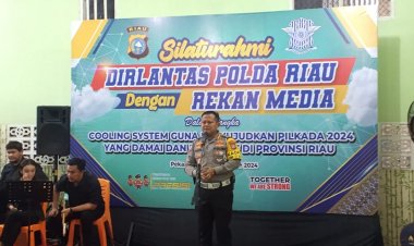 Gelar Coffe Morning Bersama Rekan Media, Ditlantas Polda Riau Ajak Ciptakan Pilkada Damai