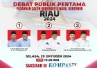 Gelar Debat Pertama Paslon Gubernur, KPU Riau Siapkan Tata Tertib Pastikan Kelancaran Acara