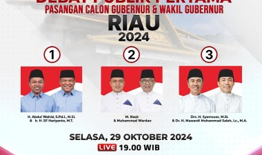 Gelar Debat Pertama Paslon Gubernur, KPU Riau Siapkan Tata Tertib Pastikan Kelancaran Acara