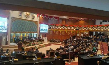 Gelar Rapat Paripurna, Berikut Susunan AKD DPRD Provinsi Riau Periode 2024 - 2029