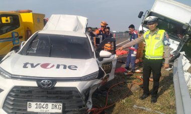 Rombongan Kru tvOne Alami Lakalantas Di Tol Pemalang, 3 Orang Meninggal Dunia Dan 2 Orang Mengalami Luka
