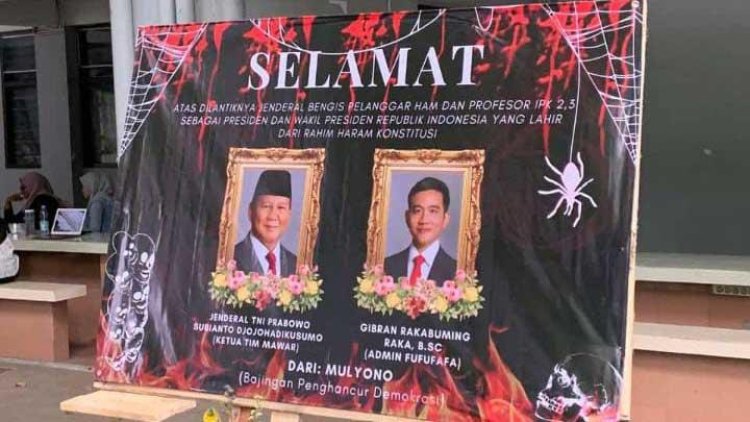 Sampaikan Kekecewaan Demokrasi Lewat Papan Bunga, BEM FISIP UNAIR Dibekukan