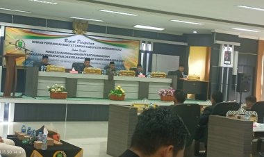 Gelar Rapat Paripurna, DPRD Inhu Sahkan RAPBD Tahun 2025 Sebesar Rp 1,6 Triliun Lebih