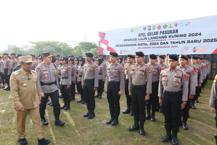 Pengamanan Libur Natal Dan Tahun Baru, Polda Riau Kerahkan 2.812 Personil