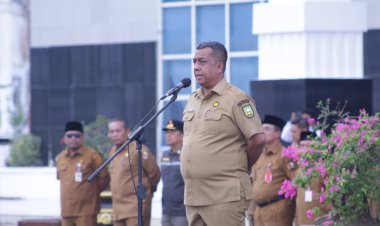 Apel Gabungan Pasca Libur Nataru Tahun 2025, Pj Walikota Pekanbaru Ingatkan ASN Tidak Tambah Libur
