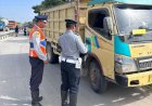 Gelar Razia Gabungan, Dishub Pekanbaru Tindak 40 Kendaraan Angkutan Orang Dan Barang