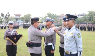 Gelar Apel Gabungan, Kapolda Riau Resmi Buka Operasi Lancang Kuning Tahun 2025