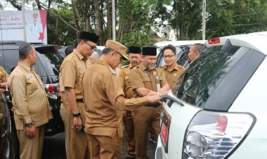 Guna Pemetaan Aset Milik Daerah, Bupati Inhil Gelar Inspeksi Kendaraan Dinas