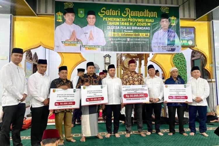 Ikuti Safari Ramadhan Gubernur Riau Ke Kampar, BRK Syariah Salurkan Bantuan Program CSR