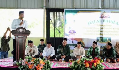 Pererat Silaturahim, Bupati  Inhu Hadiri Acara Halal Bihalal Keluarga Besar NU Di Kecamatan Lubuk Batu Jaya