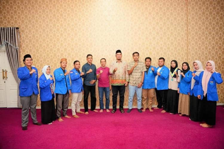 Audiensi Bersama Bupati, PC PMII Inhu Minta Saran dan Petunjuk Peringatan Harlah PMII Ke 65