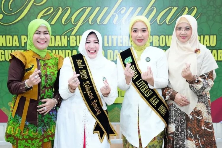 Perkuat Fondasi Pendidikan, Suci Rahmiani Ade Dikukuhkan Sebagai Bunda PAUD dan Literasi Kabupaten Inhu
