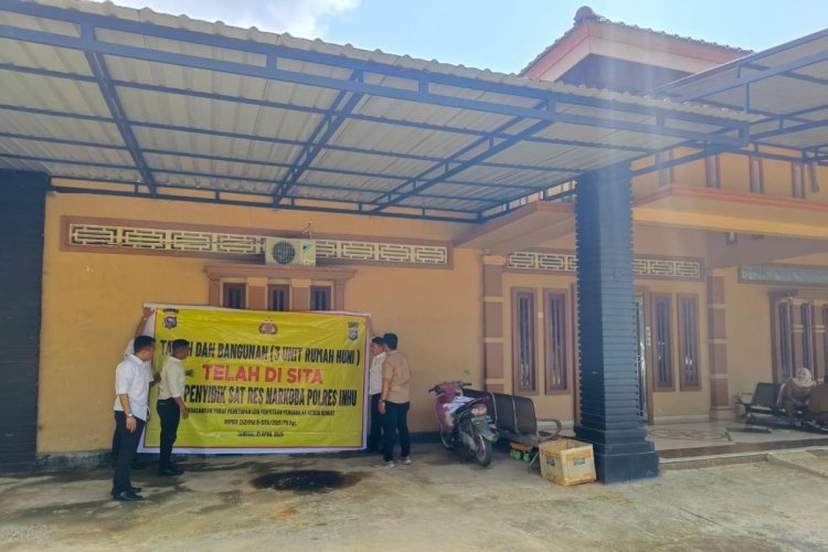 Gandeng Bapenda untuk Hitung Kekayaan, Polres Inhu Sita Rumah Mewah Milik Gembong Narkoba