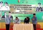 Perkuat Tata Kelola Hukum dan Bisnis, Riau Petroleum Gandeng Kejati Riau Teken Nota Kesepahaman