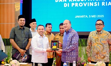 Dorong Investasi Infrastruktur, Gubri Usulkan Pembangunan Rel Kereta Dumai–Inhu dan Solusi Banjir ke Menteri Investasi