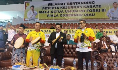 Marsekal Hadi Tjahjanto Resmi Buka Kejurnas Karate Piala Ketum PB Forki III Dan Gubernur Riau, 1.025 Atlet Siap Bertanding