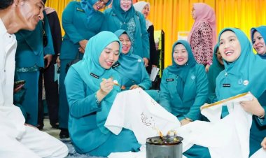 Tingkatkan Pengetahuan Dan Keterampilan, Henny Sasmita Wahid Resmikan Sekolah Lansia Tangguh Di Kabupaten Inhu