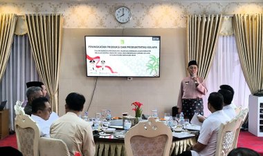 Sambut Hangat Kedatangan Ketua Satgas, Pemkab Inhil Dan Bappenas RI Bahas Masa Depan Tata Kelola Kelapa Nasional