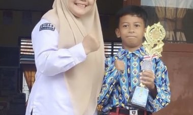 SDN 017 Sungai Guntung Raih Juara 3 Pencak Silat, Syahmi Adi Nugraha Harumkan Nama Sekolah Di Ajang O2SN Rengat