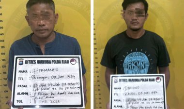 Ungkap Jaringan Sabu Di Kandis, Ditresnarkoba Polda Riau Amankan 2 Pelaku