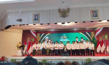 Dorong Sinergi Membangun Umat, Ketum PBNU Resmi Lantik Pengurus PWNU Provinsi Riau