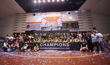 Mendominasi Di Kejuaraan Daerah AntarKlub, Pekanbaru Sabet Juara Umum Basket Riau 2025