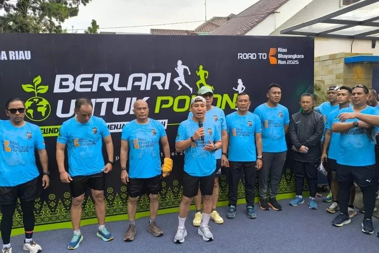 Launching Riau Bhayangkara Run 2025, Kapolda Riau Sebut Berlari Untuk Melindungi Bumi Dan Menjaga Tuah Negeri