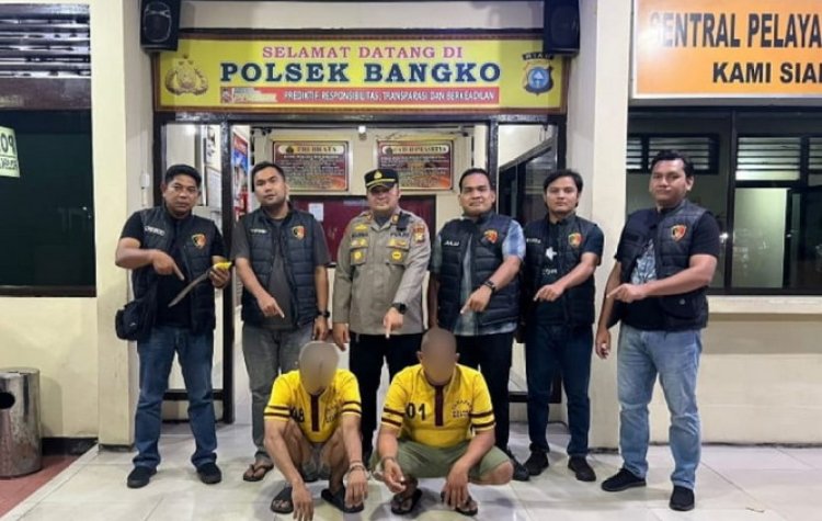 Penganiayaan Bersenjata Terjadi Di Bagan Siapiapi, Polsek Bangko Berhasil Tangkap Dua Orang Pelaku