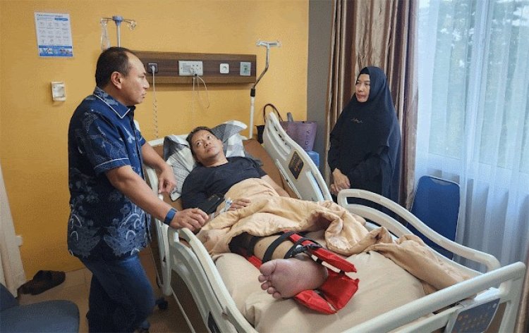 Jenguk Wakapolres Kuansing, Kapolda Riau Tegaskan Tak Ada Toleransi Untuk Balap Liar