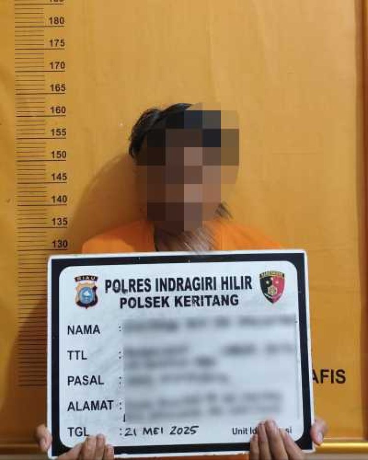 Empat Bulan Buron, Pelaku Curanmor Berhasil Diringkus Polres Inhil