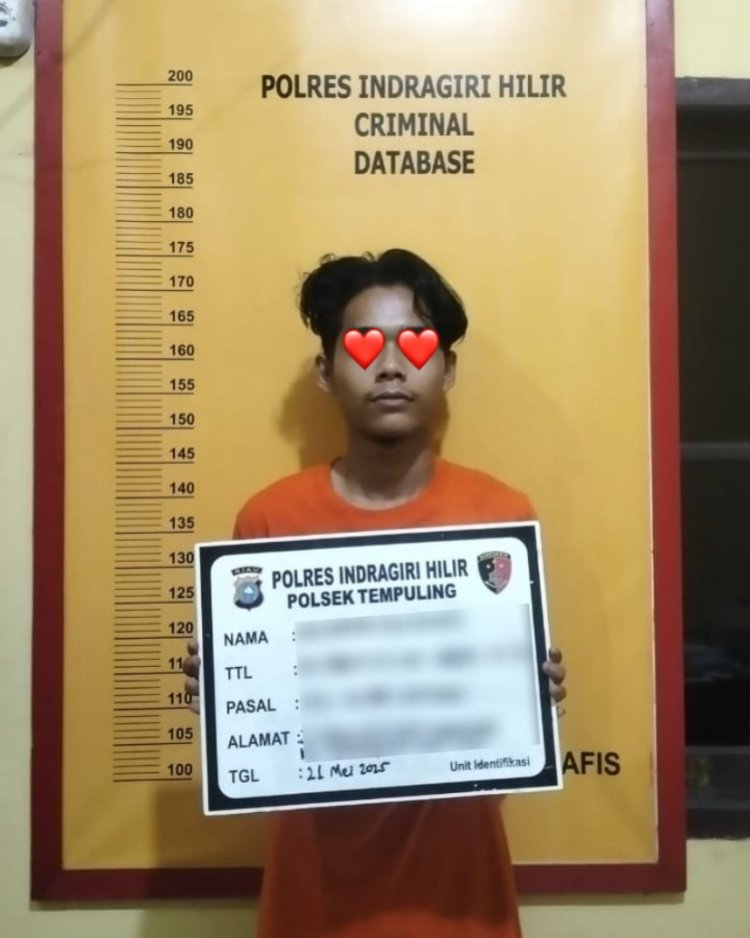 Curi Motor Dan Preteli Sparepart, Pemuda 19 Tahun Ditangkap Polres Inhil