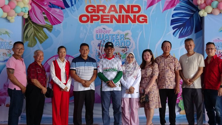 Wisata Air Baru Andalan Masyarakat Tembilahan, Bupati Inhil Resmikan Silver Water Land