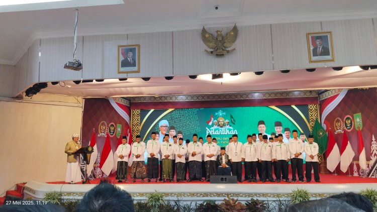 Dorong Sinergi Membangun Umat, Ketum PBNU Resmi Lantik Pengurus PWNU Provinsi Riau