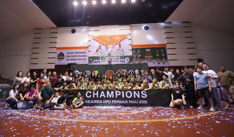 Mendominasi Di Kejuaraan Daerah AntarKlub, Pekanbaru Sabet Juara Umum Basket Riau 2025