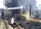 Duka Di Hari Raya Idul Adha, Rumah Warga Di Pasar Lubuk Jambi Kuansing Ludes Terbakar