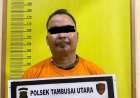Usai Lakukan Gigitan Brutal, Pelaku Penganiayaan Di Rohul Berhasil Ditangkap Polsek Tambusai Utara