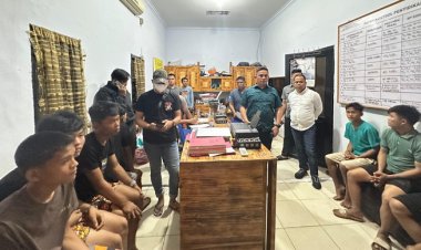 Tawuran Pemuda Gegerkan Jalan Akasia, Polres Pelalawan Gerak Cepat Mediasikan Dua Kelompok