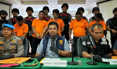 Polresta Pekanbaru Tetapkan Lima Tersangka Kasus Pendudukan Lahan Ilegal Di Sri Meranti