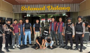 Dijambret Usai Keluar Bank, Respon Cepat Tim Raga Polres Rohul Berhasil Tangkap Dua Orang Pelaku